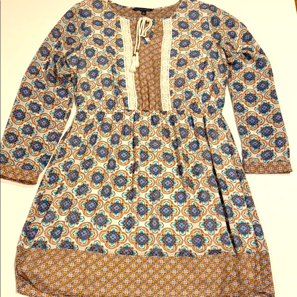 Signature Studio Large Bohemian Short Dress D25